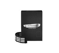 CableMod PRO Series ModMesh C-Series RMi & RMx Cable Kit - Câblage d'alimentation - moulé - noir, blanc