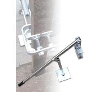 C-Shaped Claw Fence Post Puller, 3/4" - 4 3/4" Adjustable broken wood fence removal equipment, tree puller tool w/handle(6-12cm/2.36-4.72in)