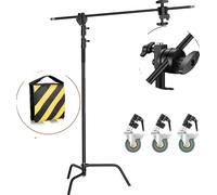 C Stand, hauteur maximale 260 cm, longueur de la flèche 107 cm, roue noire 33m