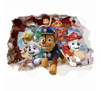 C Stickers Muraux 70x50cm PVC Couleurs vives et éclatantes Thème Pat'Patrouille Ajoute vitalité et gaieté à la chambre d'enfant