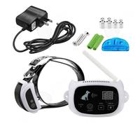 C Système de clôture anti-fugue électronique invisible pour chiens avec 2 colliers clôture électronique sans fil pour chien étanche