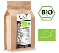 C & T Bio Espresso Crema | Café 1000 g de haricots entiers dans le sac en papier électrique Café pour les tamis de tamis, des machines entièrement automatiques, des cuisinières à expresso