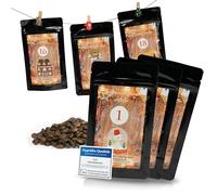 C&T Calendrier de l'Avent 2025 « Classic II » (noir, haricots entiers à suspendre) | 24 paquets de 40 g de café de qualité du monde entier | Calendrier de Noël exclusif