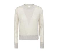 C.T.plage - Pull en cachemire à col rond - Femme - Pulls - Gris - Taille: 40 FR