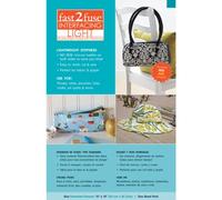 C&T Publishing fast2fuse Light Pack 15" x 18": Double-Sided Fusible Stiff Interfacing