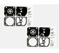 C·T·S Kit de réparation/reconstruction de carburateur pour Stihl HS82 HS87 ZAMA Carburateur C1Q-S292 C1Q-S294 remplace ZAMA RB-237 (lot de 2)