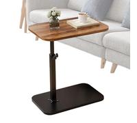 C Tableau, 360 degrés Plateau TV rotatif | Table basse en C pour petits endroits de canapé, table latérale d'économie d'espace pour le canapé et plateau à sandwichs pour la salle EST