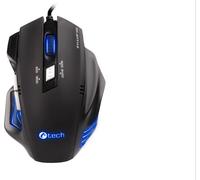 C-TECH Akantha/cercle/optique/droitier/2 400 DPI/sans fil USB/bleu