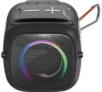 C-TECH Impressio Qubis mini haut-parleur, bluetooth, lecteur, USB, AUX, rétro-éclairage RGB, FM, USB-C