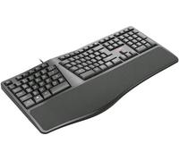 C-TECH KB-113E Clavier USB, ERGO, noir, CZ/SK