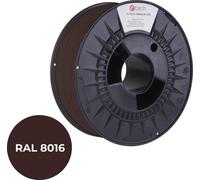C-TECH PREMIUM LINE filament d'impression, PLA, brun acajou, RAL8016, 1,75mm, 1kg