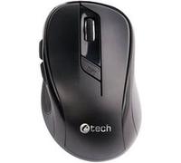 C-TECH WLM-02 - Souris - optique - 6 boutons - sans fil - 2.4 GHz - récepteur sans fil USB - noir