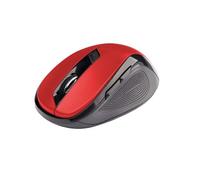 C-TECH WLM-02R Souris RF sans Fil Optique 1600 DPI Droitier Noir, Rouge - Souris (Droitier, Optique, RF sans Fil, 1600 DPI, Noir, Rouge)