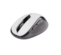 C-Tech WLM-02W Souris RF sans Fil Optique 1600 DPI Droitier Noir, Blanc