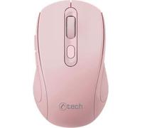 C-TECH WLM-12PK/Ergonomique/Optique/Droitier/1 600 DPI/USB+BT/Rose