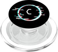 C Test Image Nerd Gamer Snatch Trouble Erreur PopSockets PopGrip pour MagSafe