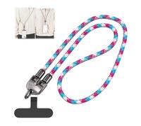 C to C 240w Charging Cable with Wearable Bracelet Design, Includes Lanyard Patch, Plug & Go, Fast 240W Charging, 480Mbps Data Transfer, Braided Nylon for Portable Use (Pink A,1.2m for Crossbody)