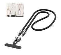 C to C 240w Charging Cable with Wearable Bracelet Design, Includes Lanyard Patch, Plug & Go, Fast 240W Charging, 480Mbps Data Transfer, Braided Nylon for Portable Use (Black B,1.2m for Crossbody)