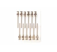 C-U Innovations 12 paquet - distribution aiguille 1" - tout métal, serrure en acier inoxydable pointe émoussée luer (12 gauge)