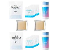C-U Kit pour Animal de Compagnie pour PETKIT - Déshydratant Fresh Mini Pro (10 x 30 g) + destructeur d'odeurs pour litière autonettoyante Pura Max - Contrôle des odeurs (2 pièces) + Sac à litière (2