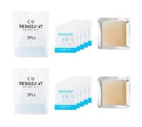 C-U Lot de 2 Kits pour Animaux de Compagnie pour PETKIT - Déshydratant freshelement Mini Pro (10 x 30 g) + destructeur d'odeurs pour litière autonettoyante Pura Max - Contrôle des odeurs