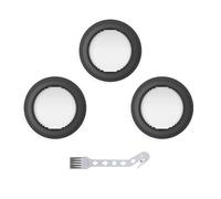 C-U Lot de 3 filtres HEPA pour aspirateur sans fil Ultenic U12 Flex, avec 1 brosse