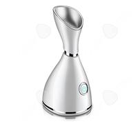 C Vapeur visage vaporisateur 65ml 17x17cm vapeur visage sauna facial nano Ionique avec conception de cache-poussière steamer facial