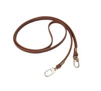 C.X.Y. Bandoulière universelle 1 m en simili cuir souple, bracelet fin avec mousquetons dorés, chaîne de rechange pour sac femme, pochette, portefeuille, léger résistant (marron)