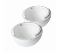 C.X.Y. Boule en polystyrène EPS Blanc Diamètre 15 cm/20 cm/30 cm (30 cm)