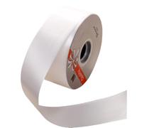 C.X.Y. Ruban cadeau décoratif en plastique blanc 50 mm x 90 m