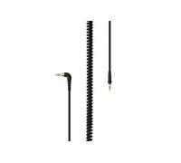 AIAIAI Câble C02 spiralé 1,5 m extensible 3,2 m avec adaptateur Noir
