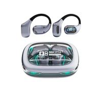 C08 Écouteurs Bluetooth HiFi avec crochet pour écouteurs, sport, course, jeux, étanche, ultra longue durée de vie