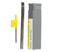 C08K-SCLCR06 Porte-outil de tournage en carbure solide 125 mm Barre d'alésage interne pour insert CCMT0602 Tige 8 mm Diamètre de la tige Usinage en métal