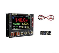 C09 I2C Ampèremètre de forme d'onde 0-40 V double canal testeur de tension et de courant Oscilloscope numérique Multimètre Outil de diagnostic électronique Écran 10,2 cm (ensemble de 2)