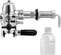C1 Antimousse pour robinet de bière en acier inoxydable et remplissage de bouteille, contrôle professionnel de la mousse pour brassage maison - Convient pour bouteilles en PET et en verre, kit