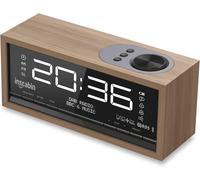 C1 Dab/Dab+Fm Radio Radio Sveglia Digitale Con Grande Schermo/Altoparlante Portatile Senza Fili Con Bluetooth,Suono Stereo,Camera Da Letto Cucina Ufficio (Black)