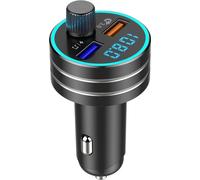 C1 Multifunctional Car Dual USB MP3 Charger Music Player Bluetooth FM Transmitter (Black)