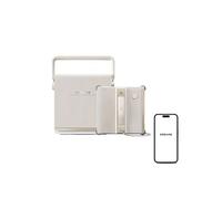 Dreame C1 Station robot laveur de vitres,Protection et Sécurité Fiables, Aspiration de 5500 Pa, Nettoyage humide amélioré grâce Beige