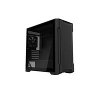 C102 Glass - Mid tower - mini ITX - panneau latéral fenêtré (verre trempé) - pas d'alimentation (ATX) - noir - USB/Audio