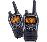 C1180 Xt70 - Émetteur-Récepteur Radio Professionnel Bi-Bande Talkie Walkie À Recharge Rapide - Couleur Grise - 69 Lpd Et 24 Pmr446, 12 Km De Portée, 38 Tonalités, 83 Codes - Lot De 2