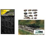 C1246 Woodland Scenics Moule en Caoutchouc pour Creazione Roches Avec Max