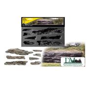 C1247 Woodland Scenics Moule en Caoutchouc pour Creazione Roches Avec Max