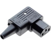 C13 10A Right Angle IEC Receptacle-IEC320 C13,3 Port Connector,Power Adapter,Plug Pins.