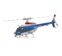C138PRO 1/33 Modèle d'hélicoptère radiocommandé - Bell 206 2,4 G 6 CH sans flybarless - Mode avion avec fonction d'inversion à un bouton - Prêt à voler (RTF) - Pour adultes et confirmés