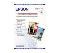 [C13S041328] EPSON Lot de 20 Feuilles Papier photo semi-glacé Original EPSON A3+