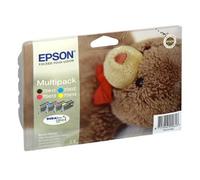 Epson Teddybear Multipack "Ourson" (T0615) - Encres DURABrite Ultra N, C, M, J