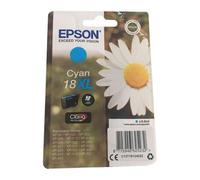 Epson 18XL Pâquerette Cyan, Cartouche d'encre d'origine XL Haute capacité, XP-30 XP-102 XP-202 XP-205 XP-212 XP-215 XP-225 XP-302 XP-305 XP-312 XP-315 XP-322 XP-325 XP-405 XP-412 XP-415 XP-422 XP-425