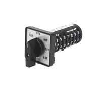 C178-7 2# 8 Positions 7 Poles Electrical Changeover Selector Rotary Silver Cam Switch NWPNLXEA