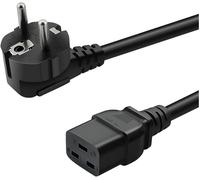 C19 Power Cable 3 m Schuko CEE7/7 Plug to IEC 320 C19 PC Power Cord for UPS PDU