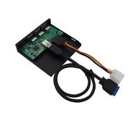 C1FB Ordinateur Panneau Avant Moyeu avec 2xusb 3.0 2xusb 3.1 Station accueil Type C 5gbps Connecteur pour 3.5 Pouces Lecteur de disquette